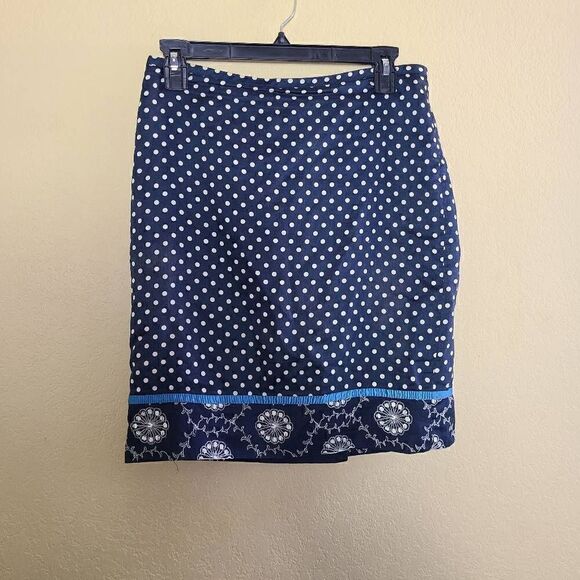 Ann Taylor LOFT Polka Dot Skirt - Picture 1 of 7